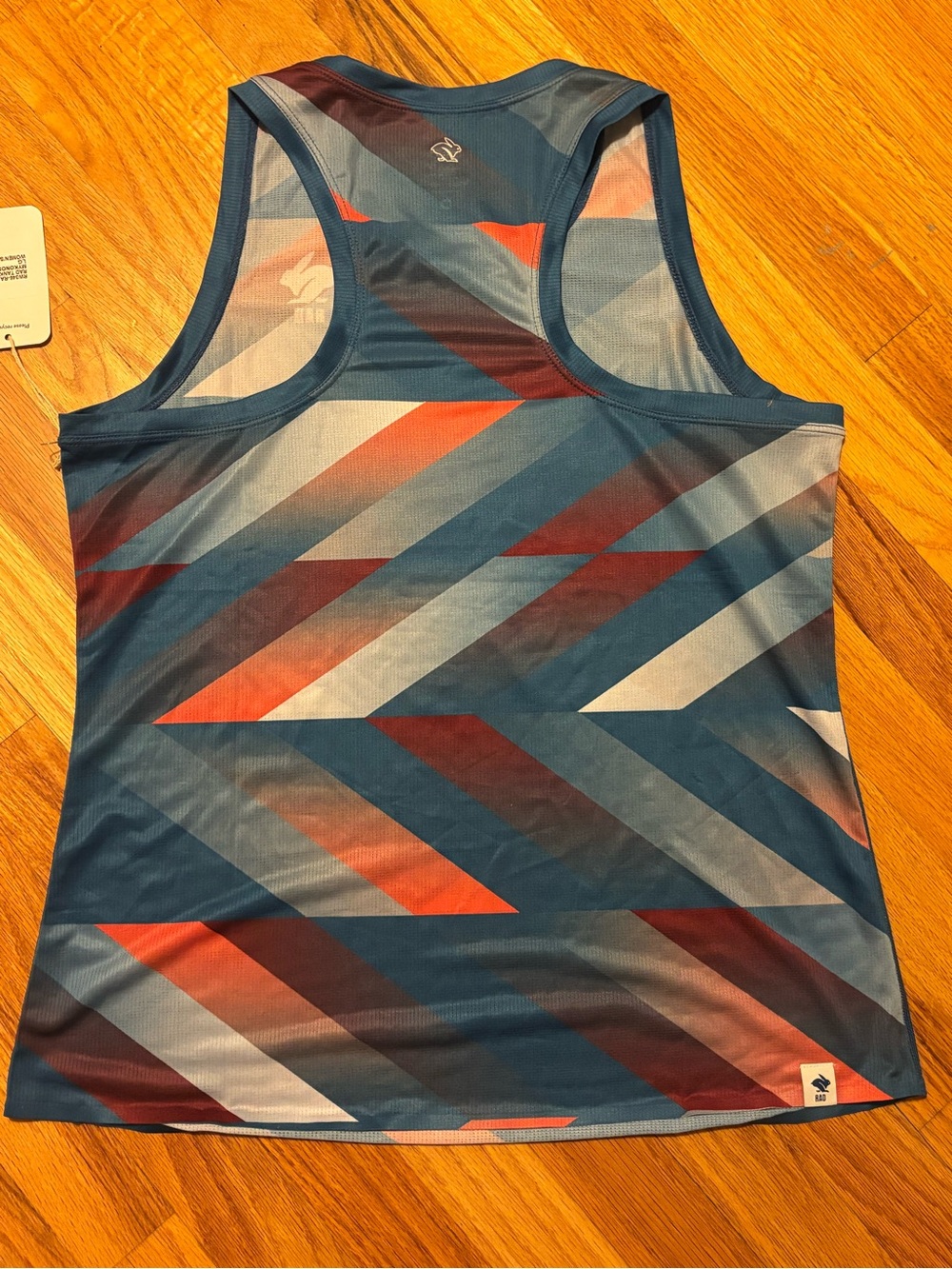 rabbit Women’s Blue & Red Performance Tank Top - Picture 2 of 5